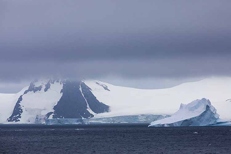 Antarctic Peninsula shoreline.