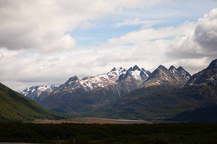 Mountain range in southern Argentina.