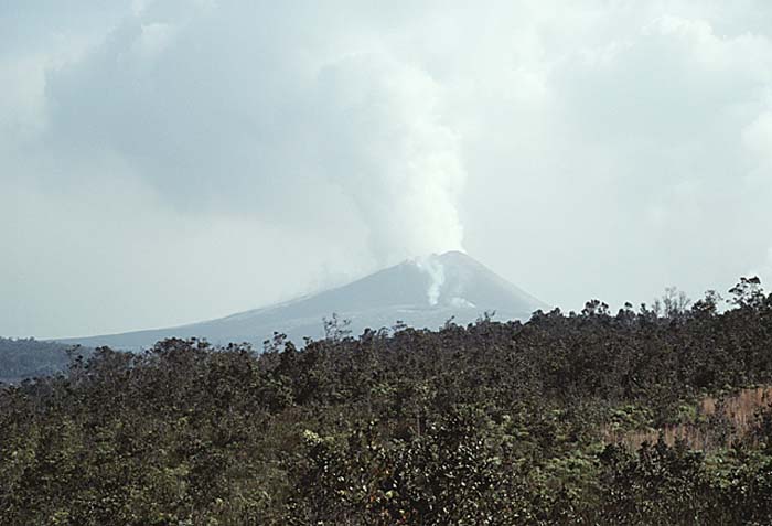 Volcanic activity.