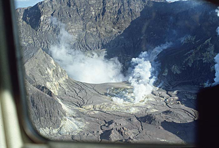 Volcanic activity.