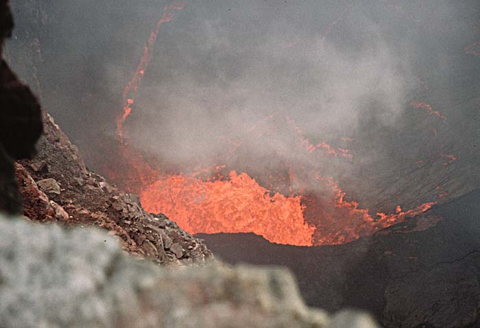 Volcanic activity.